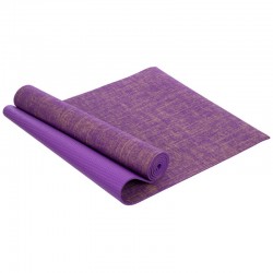 Килимок для йоги FitGo джутовий 1850x620x6мм фіолетовий, код: FI-2441_V-S52