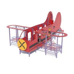 Гімнастичний комплекс Miros “Літак” 8470х6110х2960 мм, код: DIO424HDPE