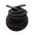 Канат для кросфіту Sveltus Battle Rope 10м, 26мм, чорний-помаранчевий, код: SLTS-4506-TS