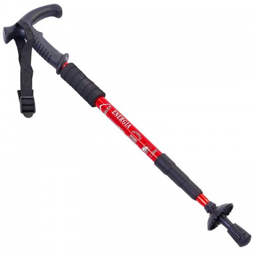 Палка трекінгова для скандинавської ходьби Camping Energia червоний, код: TY-2915-2_R Палка трекінгова для скандинавської ходьби Camping Energia червоний, код: TY-2915-2_R