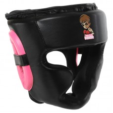 Шолом боксерський з повним захистом дитячий Core M, черний-малиновий, код: BO-8545_MM Шолом боксерський з повним захистом дитячий Core M, черний-малиновий, код: BO-8545_MM
