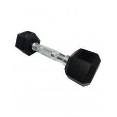 Гантель шестигранний гумовий HouseFit DD 6442-2, 1х2 кг, код: К00012791 Гантель шестигранний гумовий HouseFit DD 6442-2, 1х2 кг, код: К00012791