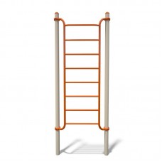 Шведська драбина InterAtletika 1230х283х2705 мм, код: S839.1-SM