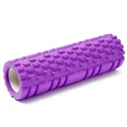 Масажний валик SNS EVAJD2-29-Ф 29 см, фіолетовий, код: 12391-SNS