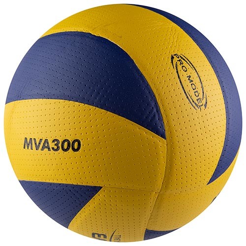 М"яч волейбольний Mikasa жовто-синій, код: MVA300PU-Y-WS