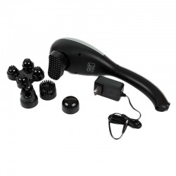 Акумуляторний ручний масажер для тіла Zenet з 5 насадками та підігрівом, код: ZET-716 Акумуляторний ручний масажер для тіла Zenet з 5 насадками та підігрівом, код: ZET-716