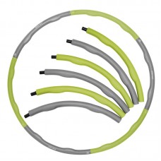 Обруч масажний Hula Hoop SportVida 100 см 1.2 кг Grey/Green, код: SV-HK0339