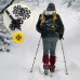 Трекінгові палиці Mountain Goat Peak+ 65-135 см, чорний-помаранчевий, код: P-5907739318275