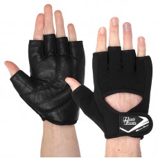 Рукавички для фітнесу та тренувань Hard Touch L, чорний, код: FG-9531_LBK