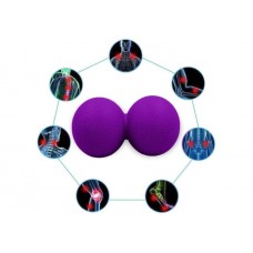 Масажний м"ячик EasyFit TPR подвійний 120х60 мм, фіолетовий, код: EF-2175-V-EF Масажний м"ячик EasyFit TPR подвійний 120х60 мм, фіолетовий, код: EF-2175-V-EF