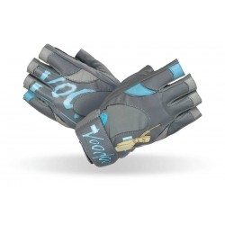 Рукавички для фітнесу MadMax MFG-921 Voodoo Mid grey/light blue M, код: MFG-921-BLU_M