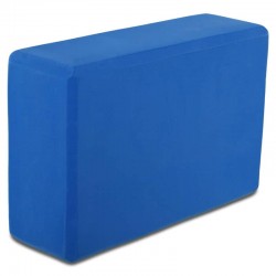 Блок для йоги FitGo EVA 220х140х70 мм, синій, код: FI-0483_BL Блок для йоги FitGo EVA 220х140х70 мм, синій, код: FI-0483_BL
