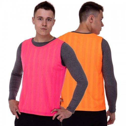 Манишка для футболу двостороння PlayGame помаранчевий-рожевий, код: CO-0791_ORP Манишка для футболу двостороння PlayGame помаранчевий-рожевий, код: CO-0791_ORP