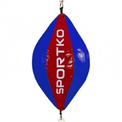 Груша боксерська на розтяжках Sportko 500x240 мм, синій-червоний, код: GP-2_BLR-S52 Груша боксерська на розтяжках Sportko 500x240 мм, синій-червоний, код: GP-2_BLR-S52