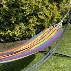 Двомісний гамак WCG Mexico XXL веселка 200х150 см, код: P-16H-1-IF Двомісний гамак WCG Mexico XXL веселка 200х150 см, код: P-16H-1-IF