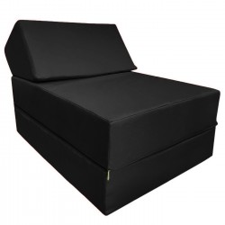 Безкаркасне крісло матрац Tia-Sport Преміум, оксфорд, 600х1860х300 мм, чорний, код: sm-1045-1