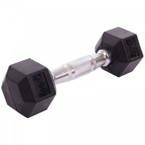 Гантель цільна шестигранна SP-Planeta 1х2,5кг, код: LN-1205-2_5-S52 Гантель цільна шестигранна SP-Planeta 1х2,5кг, код: LN-1205-2_5-S52