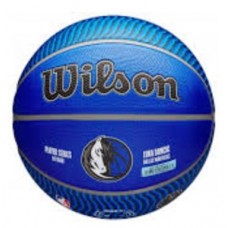 М"яч баскетбольний Wilson NBA Player Icon Outdoor BSKT Luka Bl №7, синій, код: 097512602273 М"яч баскетбольний Wilson NBA Player Icon Outdoor BSKT Luka Bl №7, синій, код: 097512602273