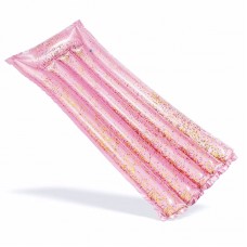 Пляжний надувний матрац для плавання Intex Блиск Pink Glitter Mat 1700x530x150 мм, код: 58720-IB