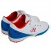 Сороконіжки футбольні дитячі Pro Action розмір 31, білий-синій-червоний, код: VL22579-2TF-WBR_31 Сороконіжки футбольні дитячі Pro Action розмір 31, білий-синій-червоний, код: VL22579-2TF-WBR_31