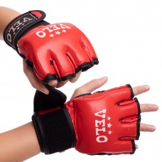 Рукавички для змішаних єдиноборств MMA Velo XL червоний, код: ULI-4035_XLR