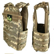 Плитоноска Tactical Pantsyr-2 (Molle) піксель ЗСУ, MM-14, код: 2408-EF