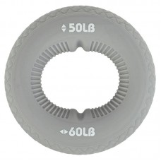 Еспандер кистьовий кільце з подвійним навантаженням Jello, навантаження 50LB-60LB, сірий, код: FI-0651_GR Еспандер кистьовий кільце з подвійним навантаженням Jello, навантаження 50LB-60LB, сірий, код: FI-0651_GR