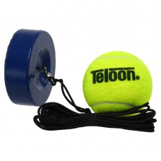 Тренажер для великого тенісу - м'яч на гумці з обважнювачем Teloon салатовий, код: T818C-S52