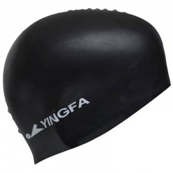 Шапочка для плавання дитяча Yingfa, чорний, код: K0061_BK