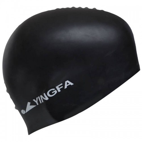 Шапочка для плавання дитяча Yingfa, чорний, код: K0061_BK