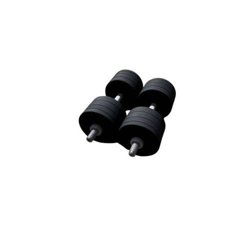 Гантелі металеві розбірні HardSport 2х34 кг, чорний, код: HS50294 Гантелі металеві розбірні HardSport 2х34 кг, чорний, код: HS50294