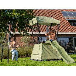 Ігровий майданчик Exit Ivy з гіркою та гойдалкою 2530х2680х2160 мм, код: 53.20.10.00