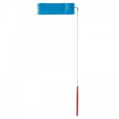 Стрічка гімнастична FitGo 4м, блакитний, код: TA7134-4-LB-WS