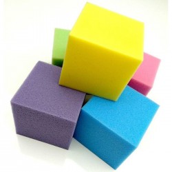 Поролонові кубики білі для ігрових кімнат Tia-Sport 150х150 мм, кольоровий, код: sm-1005-2