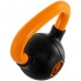 Гиря тренувальна цільна гумова LiveUp Urethane Competition Kettlebell 10кг, чорний-помаранчевий, код: UAZE5336-10