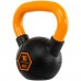 Гиря тренувальна цільна гумова LiveUp Urethane Competition Kettlebell 10кг, чорний-помаранчевий, код: UAZE5336-10