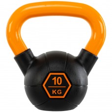 Гиря тренувальна цільна гумова LiveUp Urethane Competition Kettlebell 10кг, чорний-помаранчевий, код: UAZE5336-10 Гиря тренувальна цільна гумова LiveUp Urethane Competition Kettlebell 10кг, чорний-помаранчевий, код: UAZE5336-10
