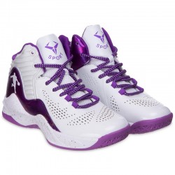 Кросівки для баскетболу Jdan розмір 39 (24,5см), білий-фіолетовий, код: OB-9903-2_39WV