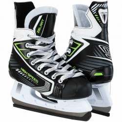Ковзани хокейні Zelart розмір 40, чорний-білий, код: Z-5849_40