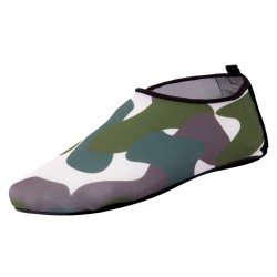 Аквашузи дитячі Skin Shoes FitGo M-36-37-21,5-23см, зелений-білий-сірий, код: PL-0418-BKG_M