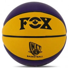 М'яч баскетбольний Fox PU Net №7 фіолетовий-жовтий, код: BA-8977-S52 М'яч баскетбольний Fox PU Net №7 фіолетовий-жовтий, код: BA-8977-S52