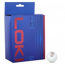 Набір м"ячів для настільного тенісу Loki 3star 24шт білий, код: LOKI-S52