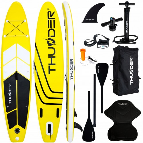 Надувна SUP дошка Thunder Coast з веслом 3200х760х150 мм, жовтий, код: SUP-COAST-YELLOW