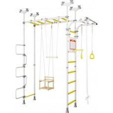 Гімнастична драбина Romana Pegas 2, 2135х860х2730 мм, білий-жовтий, код: M-10049120-IN Гімнастична драбина Romana Pegas 2, 2135х860х2730 мм, білий-жовтий, код: M-10049120-IN