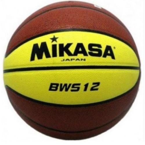 М"яч баскетбольний Mikasa BW512 №5, коричневий-жовтий, код: 4907225810338 М"яч баскетбольний Mikasa BW512 №5, коричневий-жовтий, код: 4907225810338