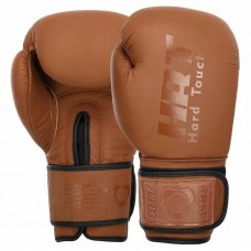Боксерські рукавиці шкіряні Hard Touch 12 унцій, коричневий, код: BO-4230_12BR