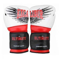 Боксерські рукавиці Excalibur Ultimate 12oz білий/червоний/чорний, код: 8031-02/12 Боксерські рукавиці Excalibur Ultimate 12oz білий/червоний/чорний, код: 8031-02/12