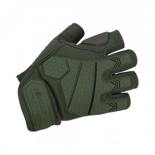 Тактичні рукавички Kombat Alpha Fingerless L, код: kb-aftg-olgr-l