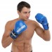 Боксерські рукавиці шкіряні Hard Touch 14 унції, синій, код: BO-7714_14BL