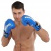 Боксерські рукавиці шкіряні Hard Touch 14 унції, синій, код: BO-7714_14BL